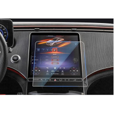 CDEFG Suderinama su Mercedes Benz EQE/S-Class W223 2021-2025 Navigation Apsauginė plėvelė Grūdinto stiklo ekrano apsauga 12,8 colio MBUX Atsparus įbrėžimams GPS 9H ekrano apsauga Automobilinės navigacijos plėvelės priedai