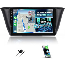CAMECHO [8Core 2G + 64G] Android 13 automobilinis radijas IVECO KLen RV/Daily 2018-2020 m. su Navi Carplay Android Car, radijas 2 DIN 9 colių ekranas su DSP RDS Bluetooth Mirror Link