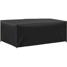 270 x 210 x 80 cm sodo baldų dangtis - oro sąlygoms atsparus apsauginis dangtis sodo baldams, 420D Oxford medžiaga, atspari plyšimui