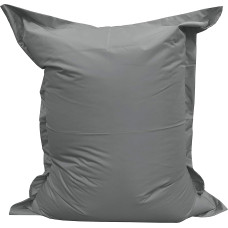 chilly pilley Bean Bag L XL XXL Grindų pagalvėlė Bean Bag Polistireno užpildas, milžiniškas Bean Bag, sėdynės pagalvėlė, sodo pagalvėlė, skirta gulėti ir sėdėti, atspari vandeniui, nepraleidžianti vandens (100 x 155, pilka)