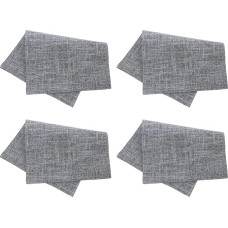 Healeved 4 Stück Abwaschbare Platzsets aus Polyester mit Doppelseitigem Design und Hitzebeständigkeit Stilvolle Tischsets für Täglichen Gebrauch und Festliche Anlässe Wie Weihnachten