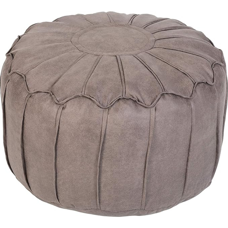 Palėpė 25 Bean Bag Footstool Super minkštas dirbtinės odos audinys Dekoratyvinis ir patogus kojų atrama Kojų taburetė gyvenamajam kambariui Kojų taburetė Maroko stilius