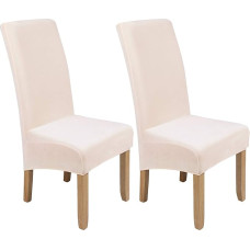 Colorxy Spandex audinys Stretch Valgomojo kėdė Slipcovers Namų dekoro rinkinys 4