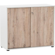 Schildmeyer Reno 400 701764 Dokumentų spinta balta laukinio ąžuolo dekoras 100 x 41 x 83,6 cm