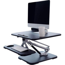 Reguliuojamo aukščio kompiuterio stalas, sulankstomas darbo stalas namų biurui, ergonomiškas pakeliamas stalas geresnei laikysenai, erdvę taupantis dizainas