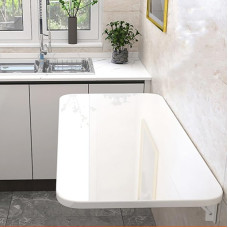TELCIM Wandmontierter Klapptisch,herunterklappbarer Schreibtisch Für Kleine Räume,Klapptisch Wand,Wand BartischGeeignetFürEsszimmer,Küche,Wohnzimmer Und Arbeitszimmer(70 * 40cm/27.5 * 15.7in)