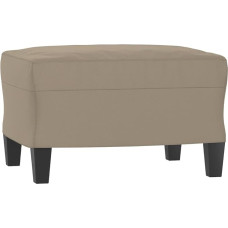 vidaXL Footstool, Stool Bench with Wooden Frame, Upholstered Stool for Living Room, Footstool, Footrest, Footrest, Footrest, Modern, Taupe Microfibre Fabric