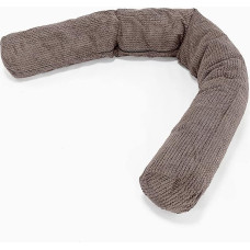Lounge Pug, CloudSac C150-L Side Sleeper Pillow Latex Flakes Blend, Pom-Pom Chocolate