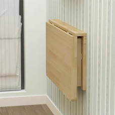 An der Wand montierter Klapptisch für das Homeoffice, platzsparend, aus Holz, zum Aufhängen, Schreibtisch, Esstisch für Küche und Schlafzimmer (80 x 60 cm/35 x 25 Zoll A)