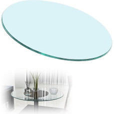 Apvalus stiklinis valgomojo stalas Grūdinto stiklo stalviršis 40cm 55cm 65cm 80cm 90cm Apvalus grūdinto stiklo stalviršis Apvalus stiklinis valgomojo stalas