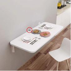 Klappbarer Wandtisch mit Fadenloch-Design, faltbarer Küchentisch, schwimmender Schreibtisch für Computer, Wäsche, Werkbank, Esstisch, platzsparend, zusammenklappbares Wandregal