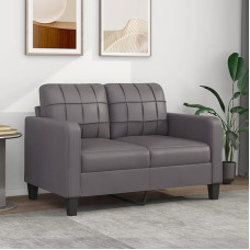 JUDYYY 2 vietų sofa, pilka, 120 cm, dirbtinė oda, Sofa svetainė, Jaunimo sofa, Poilsio sofa, Sofos ir kušetės, Sofa miegamajam, Jaunimo, Vaikų kambariui