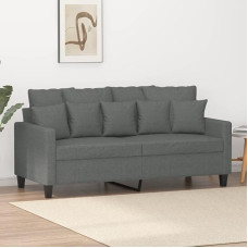 ShGaxin 359268 2 vietų sofa tamsiai pilka 140 cm audinys, Sofos ir kušetės, Sofa svetainė, Sofa paauglių kambariui, Sofa poilsiui, Sofa miegamajam, Miegamojo sofa, Minkšta sofa