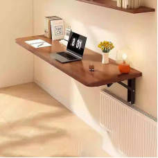 Generisch Klapptisch Platzsparender, an der Wand montierter Klapptisch. Vielseitiger schwebender Schreibtisch für Küche, Esszimmer, Büro, Schlafzimmer und Waschküche. Kompakte Lösung für kleine Räume