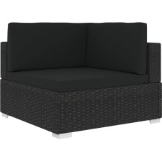 1 Stück Sofa-Mittelteil mit Polstern, Lauko modulinė sofa Mittelstück, Modular-Sofa-Mittelteil ohne Armlehnen für Gartenmöbel