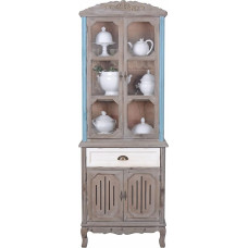 Palazzo Exclusive Antikvarinė bufeto spintelė Shabby Chic virtuvės vitrina 183 cm