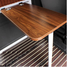 Wohnwagen-Esszimmertisch, Wandmontierter Klapptisch mit verstellbaren Stahlhalterungen, perfekt für Wohnmobil, Heimbüro, Schlafzimmer oder Küche, platzsparendes Design für einfache Lagerung