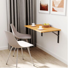mikon 100 x 55 cm | Sulankstomas sieninis stalas Virtuvės stalas Rašomasis stalas Vaikų stalas | Bavarijos bukas
