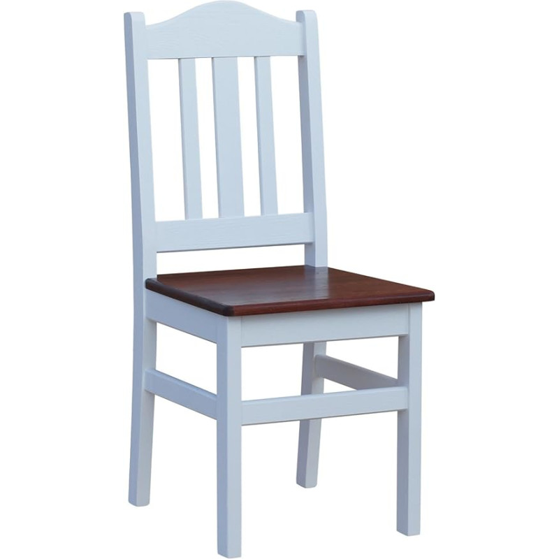 koma Calvados Solid Pine Chair White Honey Country House Style Solid Wood