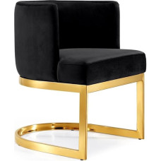 Gianna Black Velvet Dining Chair