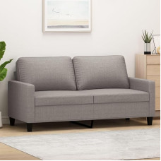 Dvivietė sofa Dvigulė sofa Sofa Lounge Sofa Relax Sofa Svečių sofa Minkšta sofa Loveseat Sofa svetainei Miegamasis Svečių kambarys Taupe 140 cm audinys