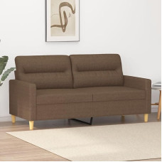 Dvivietė sofa Dvigulė sofa Sofa Lounge Sofa Relax Sofa Svečių sofa Minkšta sofa Loveseat Sofa svetainei Miegamasis Svečių kambarys Ruda 140 cm audinys