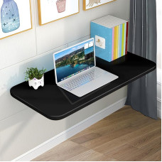 Schwebender Wandklapptisch, platzsparender Esstisch für Zuhause, Büro, Bar, Badezimmer, Küche, mit Eisenhalterung