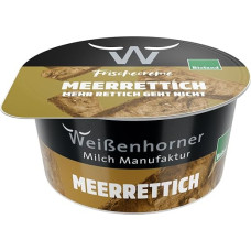 Weißenhorner Milch Manufak tur Bioland Fresh Cream Horseradish (6 x 150 g)