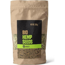 VanaVita Organic Hemp Seeds - Peeled Seeds in Organic Quality, 31 g Vegetable Protein, Gluten-Free, Supports Immune System and Psyche, Suitable for Vegans and Various Dishes (250 g (Pack of 1)