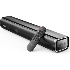2.1 Channel Mini Soundbar for TV Devices with Integrated Subwoofer, All in One Small Soundbar, 60 W TV Speaker for PC/TV/Projector with USB Sound Card/Optical/AUX/BT5.4, Compatible PS5
