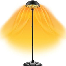 DONYER POWER Electric Garden Patio Heater Waterproof Outdoor Indoor Freestanding 2000W