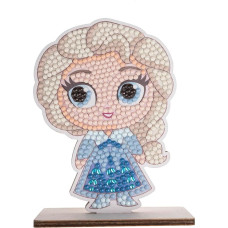 CRYSTAL ART Disney Frozen Esla Figure Complete Set for Diamond and Collectable Wooden Figures