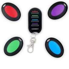 vodeson Portable Electronic Keychain Finder, Wireless Wallet Locator, black