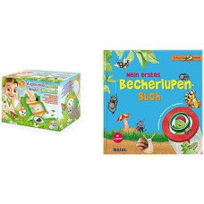 BUKI France Edu-Science 61014 Bug Barn Insect Explorer, 20 cm × 5 cm × 28 cm ir knygelė 