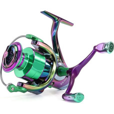 Spiningo žvejybos ritė 5,0:1 pavarų santykis Max Drag 8 kg Metalinė ritė Sulankstoma dviguba ranka gėlavandenė sūrus vanduo