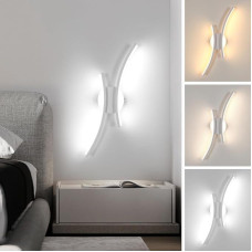 LED sieninis šviestuvas viduje Modernus 11 W 1237 LM sieninis šviestuvas LED baltas dekoratyvinis sieninis apšvietimas prieškambario miegamojo koridoriaus svetainės laiptai 3 spalvų temperatūros 3000 K / 4500 K / 6500 K