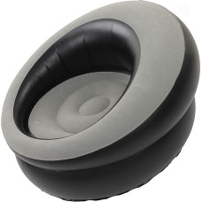 Pripučiama sofa, pripučiama PVC sofa-lovos kambariui (pilka)
