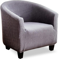 V-TIMMIX klubo kėdės dangtelis Stretch Sofa Slipcover 1 gabalas Sofa baldų apsauga Žakardas Spandeksas Kėdžių dangteliai (pilka)