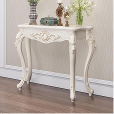 Stil Vintage Diele Konsole Tisch - Eleganter Flur Foyer Sofa Tisch mit Beinen für dekorative Möbel Display