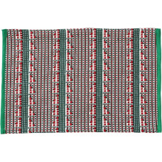 Tischsets Stoff, 10er Set Streifenmuster Platzsets, Küchen-Tischsets für Esstisch, Grün, 30x46cm