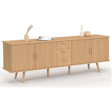 IDMarket - Bufetas 180 cm Juliette XXL, 4 stalviršiai ir 3 stalviršiai