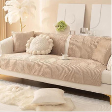 Sofa mesti antklodė, sofa mesti, žiemos pliušinis sofos apsauginis dangtelis, storas 1/2/3/4-Seater sofos dangtelis, minkštas neslystantis sofos dangtelis audinio sofos / odos sofos