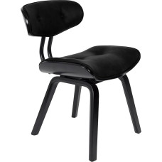 Dutch Bone Blackwood Dining Chair Wood/Faux Leather Black