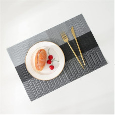 Waschbare Tischsets Rutschfeste Speisenstange Tisch Matte Umweltfreundliche Tischsat Fleckenfestes Disc Bowl Pad Decor Home Coaster Set (Spalva : HG-CD018-04, Dydis : 4vnt.)