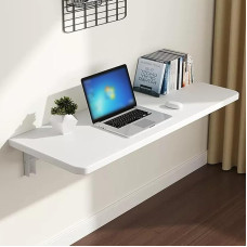 Klapptisch zur Wandmontage, platzsparend, für Wohnzimmer, Schlafzimmer, Korridor, kleiner Schreibtisch, Computertisch, Arbeitsplatz (große Größe)