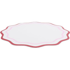 Tischsets aus PU-Leder, 32 cm, rutschfest, ölbeständig, Blumenform, Hitzebeständig, Esstisch-Tischset, Tischset für Küche, Party, Dekoration Im Innen- und Außenbereich