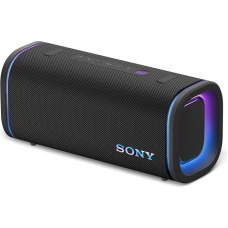 Sony ULT Field 5 - Powerful Portable Bluetooth Speaker, 25-Hour Battery, 2 x ULT Power Sound Modes, IP67, Waterproof, Dustproof, 360° Lights, Removable Shoulder Strap - Black