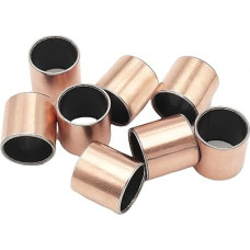 Įvorės guoliai, SF-1 1206-1225 Tekstilės mašinų slankiojanti įvorė be alyvos, savaime sutepanti kompozitinė įvorė, 10 vnt. (12 x 14 x 12 mm) (12 x 14 x 12 mm)
