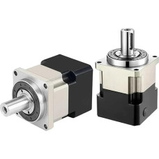 1 x Nema 17/23 Schrittmotor für Servomotor mit Flansch 40-180 mm (PLG120 22 mm įėjimas, greičio santykis 30-1)