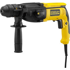 Stanley FatMax SDS-plus SFMEH210K (800 W, 2,4 J, su pneumatiniu plaktuko mechanizmu, sukasi pagal ir prieš laikrodžio rodyklę, turi greito keitimo griebtuvą 2x SDS-plus grąžtas, smailus + plokščias kaltas, dėklas)